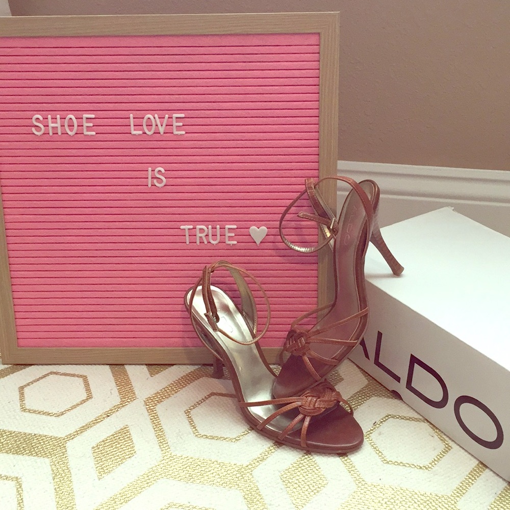 👡 Aldo tan heels 👡
